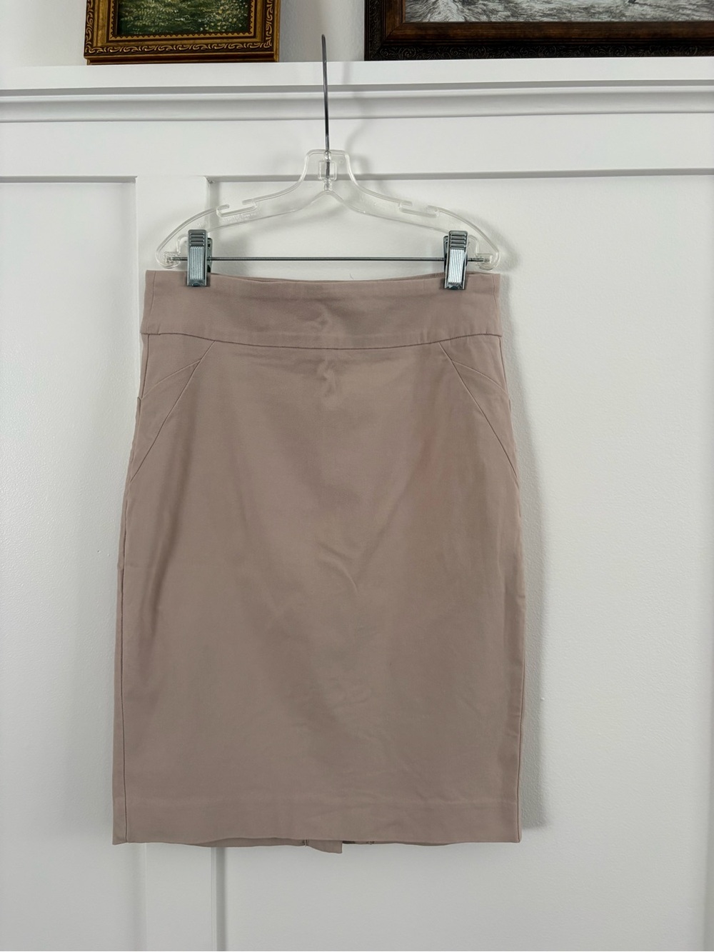 RW&CO. Taupe Pencil Skirt